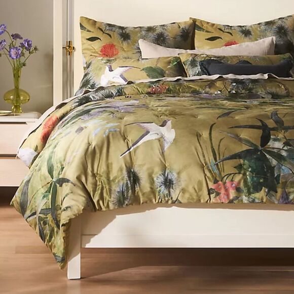 Anthropologie Other - NWOT By Anthropologie Colliere Velvet Floral Quilt